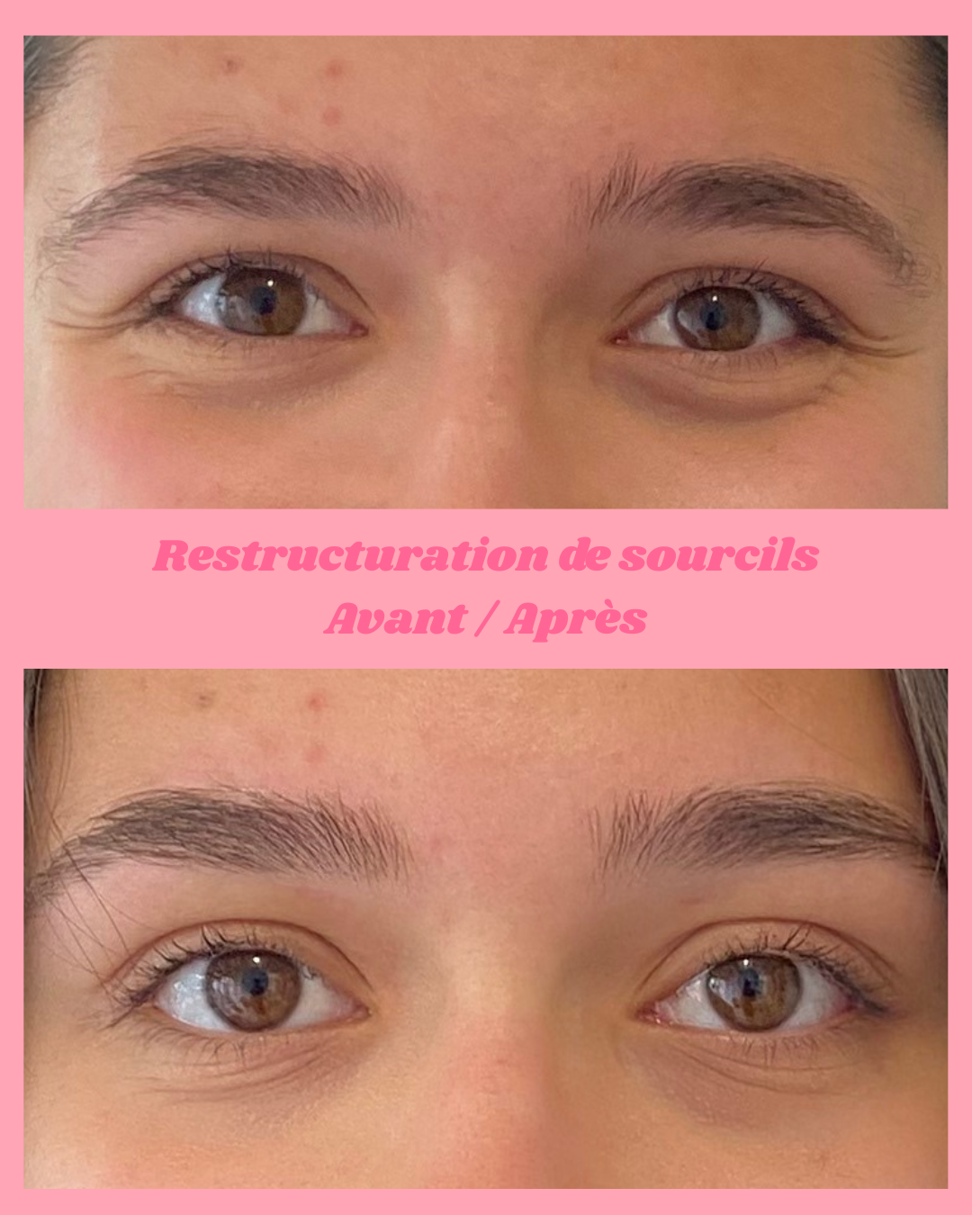 Restructuration de sourcils lily-rose